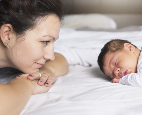 Kaiserschnitt schwierige Geburt verarbeiten auflösen Bondingbad Babyheilbad Brigitte Meissner